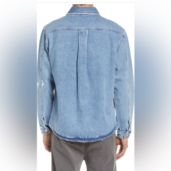 Frame Men’s denim shirt jacket - Picture 5 of 16